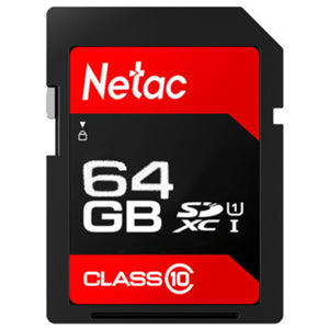 Memory Secure Digital: Netac P600 SDHC U1/C10 Card 64GB