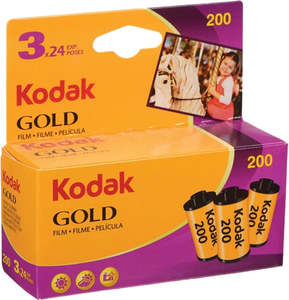 Instant Camera Film: KODAK Gold 200 ISO 135-24 3 pack
