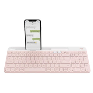 Keyboards: Logitech K580 Multi-Device Wireless Keyboard - Rose