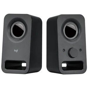 Speakers: Logitech Z150 Black 2.0 Channel 3W Multimedia Speakers