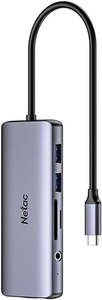 Usb Hubs: Netac WF15 11-in-1 type-C Expansion Hub HDMI RJ45 VGA 4xUSB SD