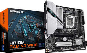 Motherboards: Gigabyte H810M Gaming WiFi6 DDR5 mATX LGA1851 Motherboard