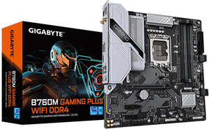 Motherboards: Gigabyte B760M Gaming Plus WIFI DDR4 mATX LGA1700 Motherboard