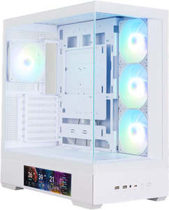 Cases Oem Pc: Zalman P40 PRISM DS White ATX Tower Case