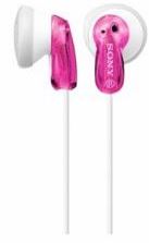 Headset Microphone: Sony MDRE9LPP Fontopia Headphones - In Ear Style Pink