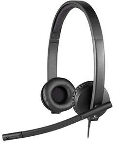 Headset Microphone: Logitech H570e USB Stereo Headset