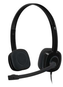 Headset Microphone: Logitech H151 Stereo Headset