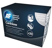 Cleaning: AF Cardclene Swipe / Entry Machine Cleaners - 20 Pack