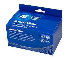Cleaning: AF Screen-Clene Sachets Box - 100