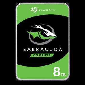 Seagate BarraCuda SATA 3.5" 5400RPM 256MB 8TB HDD 2Yr Wty