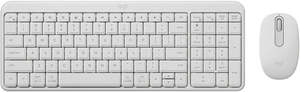 Logitech MK250 Bluetooth Wireless Keyboard and Mouse - Off White