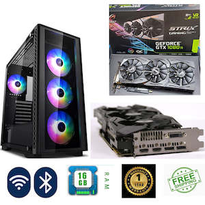 Weekend Specials Pc Traders: Gaming PC Ryzen 5 5500 16GB RAM 240GB SSD 2TB HDD GTX 1650 4GB Graphics Card Wi-Fi and Bluetooth Ready Windows 10 Loaded