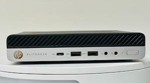 Hp Laptop Pc Specials: Premium HP EliteDesk 800 G4 Mini PC i5-8500T Turbo 3.5 GHZ 32GB RAM 512GB NVME SSD Dedicated 4GB Graphics RX 560X Windows 11 Loaded