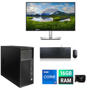 Limited time Gaming Bundle!! HP 240 WorkStation Ex Lease Tower PC Intel i7 16GB &hellip;