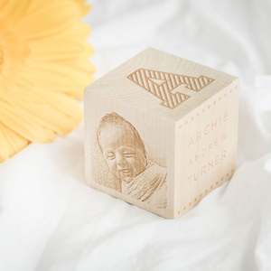 Decor: Custom Baby Block