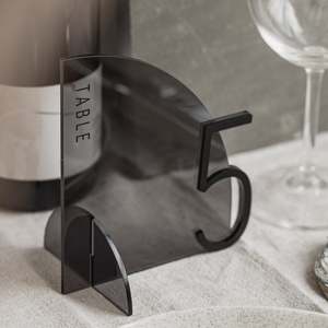 Modern Table Numbers