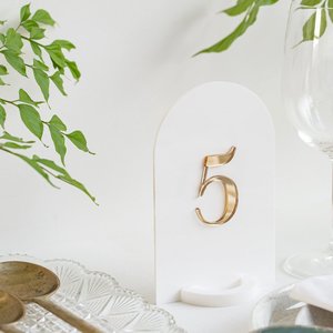 Wedding And Events: Arched Table Numbers