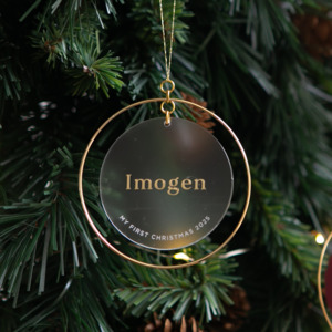 Christmas: First Christmas - Classique Bauble