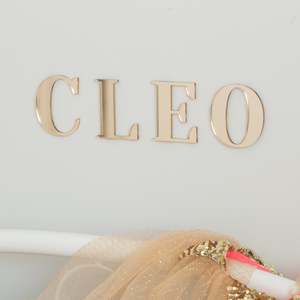 Name Signs: Serif Letters