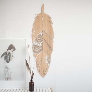 Feathers: Large Mandala Feather