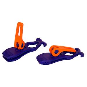 Clamp: Crocodile PEGGY® blue • Pack of 4 (PP10) • Tarp/Multifunctional Clamp