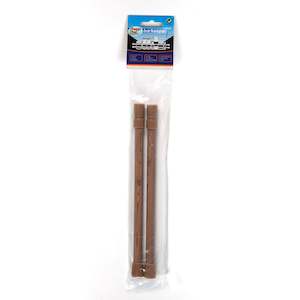 All: barkeeper® Aluminium Medium (M) 26-44cm oak • Pack of 2 • Tension rod