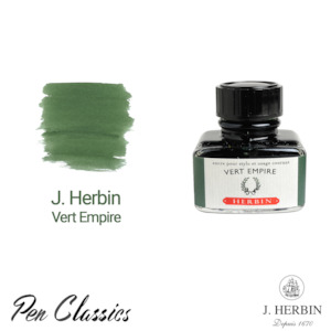 Bottled Inks: J. Herbin Rouge Vert Empire 30ml