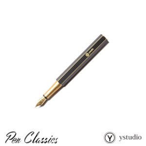ystudio Brassing Portable Fountain Pen – Black