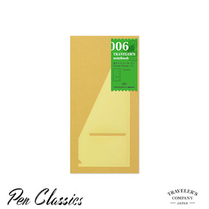 Traveler's Notebook Regular Accessory 006 - Large Pocket Sticker