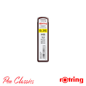 Rotring: rOtring Hi-Polymer 0.35mm HB Tikky Leads