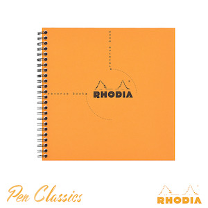 Paper 1: Rhodia Orange Reverse Book - Dot Grid