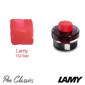 Lamy Bottled Inks: Lamy T52 Ink Bottle Red 50ml