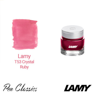 Lamy Bottled Inks: Lamy T53 Crystal Ink Ruby 30ml
