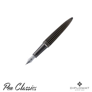Diplomat Aero Fountain Pen Oxyd Brass