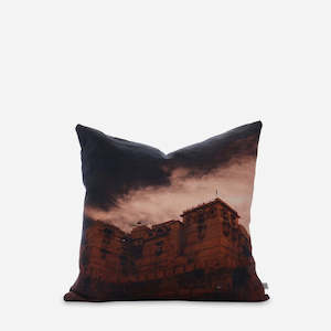 red fort small cushion - last one!