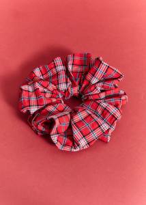 Scrunchie (Tomato Tartan)