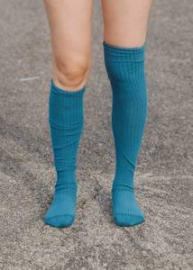 150 Or Under: Baserange Overknee Socks (Rock Green)