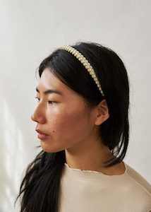 Ola Ro Headband (Cream & Almond)