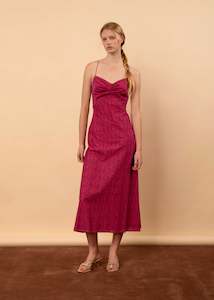 Philomena Dress (Dragonfruit)