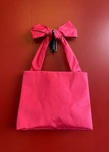 Sample Sale 11: Bow Bag Hot Pink (Sample)