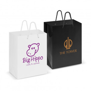 Products: Gloss Paper Carry Bag - Medium Pens Online NZ