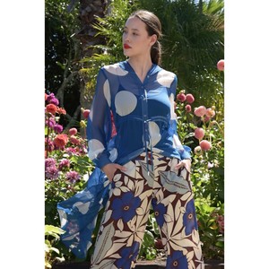 Products: Curate - Break My Heart Jacket - Blue Spot - Peonies of Martinborough