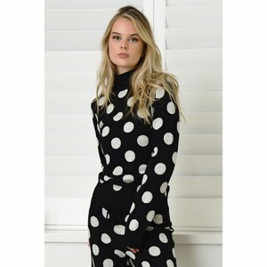 Curate - Knit the Road Top - Black/Grey - Peonies of Martinborough