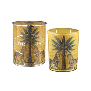 Ortigia Sicilia - Zagara Decorated Candle Medium - Peonies of Martinborough