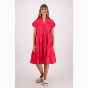Products: Briarwood - Sonia Red Dress - Peonies of Martinborough