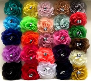Hair: CHIFFON HAIR FLOWERS