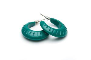 JADE CARVED EARRINGS