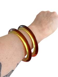 Jewellery 1: AUTUMN RESIN BANGLES