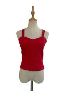 Sale: DOUBLE TROUBLE RED CROSS OVER TOP SZ S