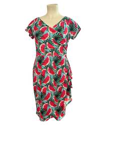 Sz 18: LADY V ELSIE WATERMELON DRESS | 18